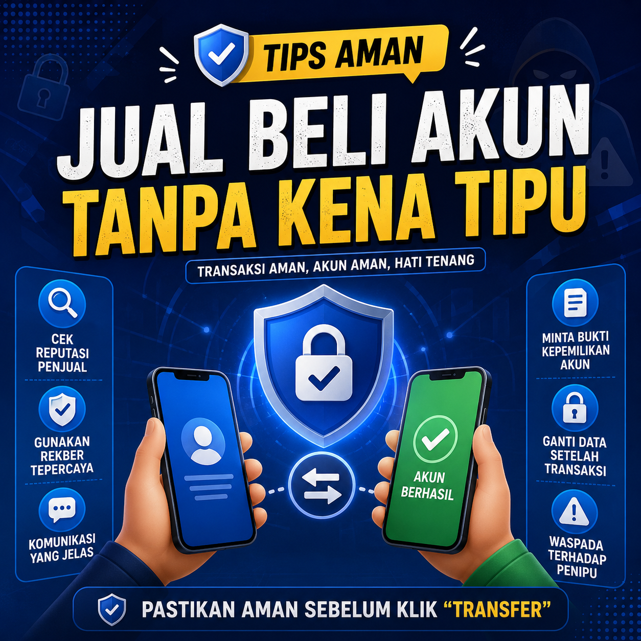 Tips Aman Jual Beli Akun Game Tanpa Takut Kena Tipu