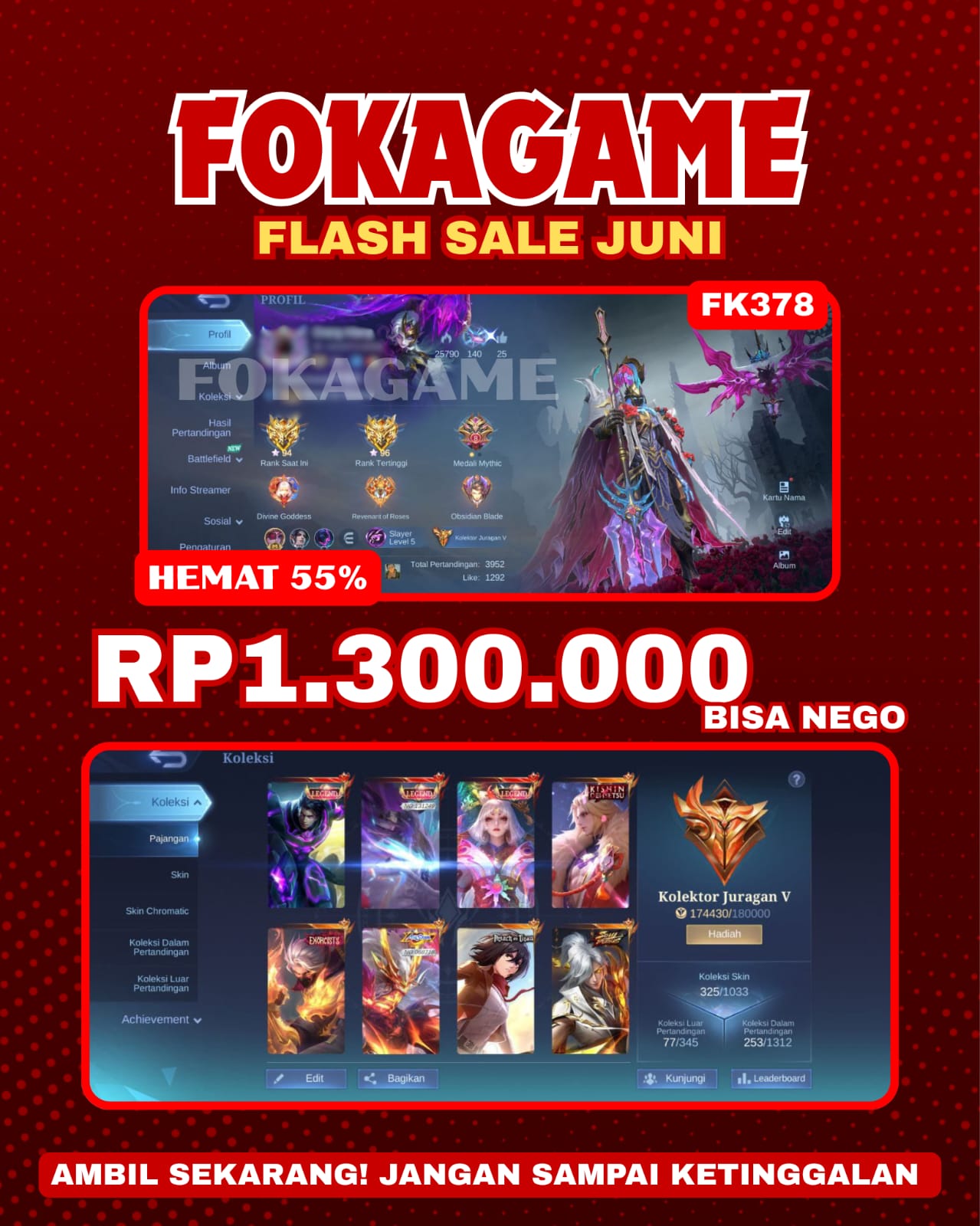 ALUCARD LEGEND, LUNOX LEGEND, ALPHA LEGEND