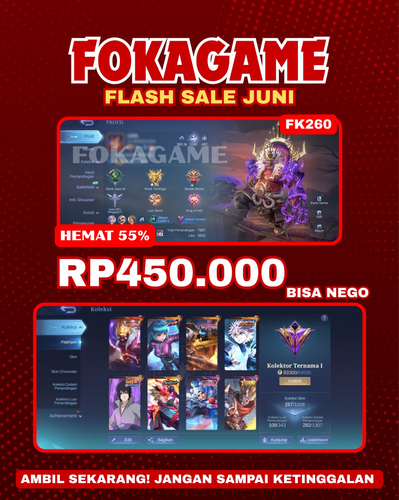 FRANCO LEGEND, LING NEOBEAST, HARIT HUNTER X HUNTER