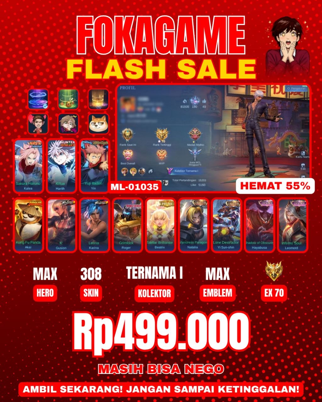 GS KOF,HARIT HUNTER X HUNTER,KALEA SAKURA