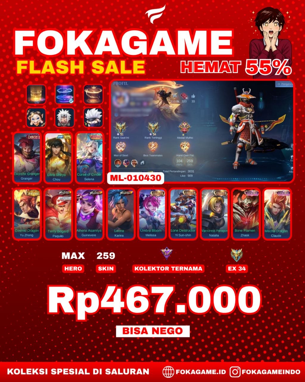 YSS CC, GRANGER EXORCIST, PAQUITO KOF